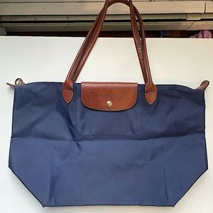 Large le Pliage Tote in Navy